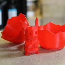 surprise Oeuf Pikachu jouets Jeux DIY Jeu Pokémon jouet gentil 3d print model - Mito3D