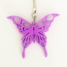 butterfly pendant jewellery fashion 3dprinting jewelry delukart3d 3d print model - Mito3D