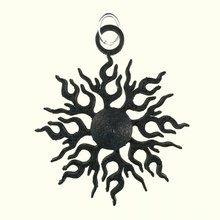 sun pendant jewellery fashion accessories charm 3dprinted sunpendant 3d print model - Mito3D