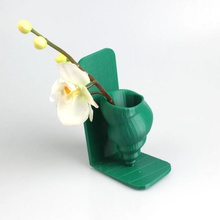 shell vase Garten productdesign Wettbewerb Weihnachten 2014 support kostenlos 3d print model - Mito3D