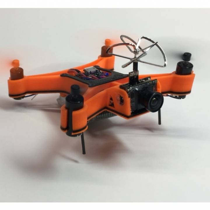 microimpreso artilugio electrónica fpv zumbido 3D print model - Mito3D