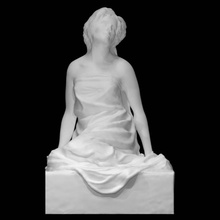 angel scan woman fullbody 3d print model - Mito3D