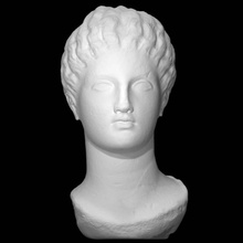 marble head goddess scan woman portait 3d print model - Mito3D