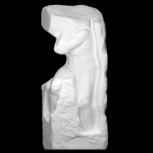 unfinished sculpture prisoner pope julius ii 2 scan man fullbody 3d print model - Mito3D