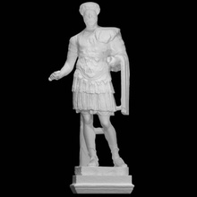 marcus aurelius scan armor man roman sculpture statue sword beard emperor 3dprint 3dscan empire clothe culturalheritage chiton 3d print model - Mito3D
