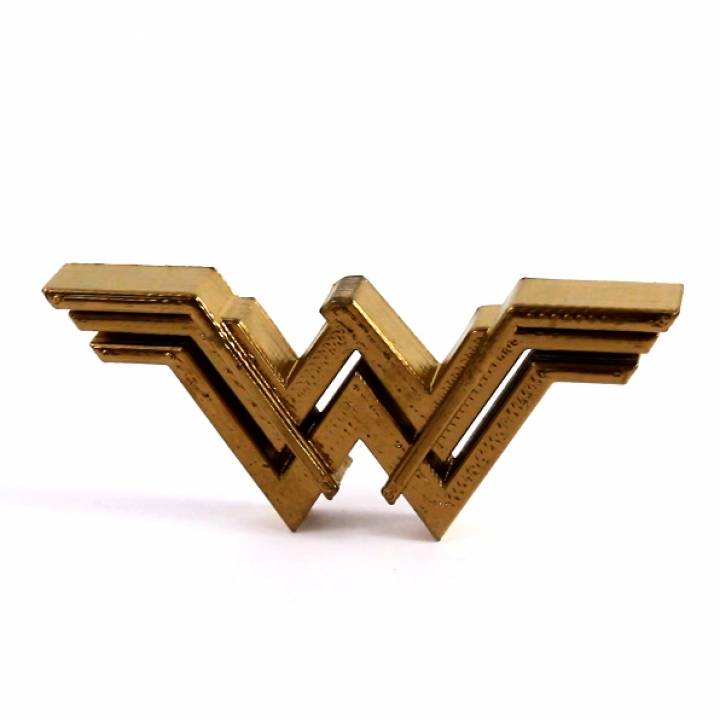 emblème femme accessoires cosplay film héros dc bandes dessinées Wonder Woman 3D print model - Mito3D