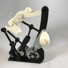 perseverancia chiquita juguetes juegos autómatas 3d print model - Mito3D