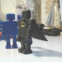 batbot fan arte Batman robot 3d print model - Mito3D