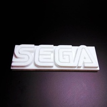 Sega Logo Ventilator Kunst Basteln 3d print model - Mito3D