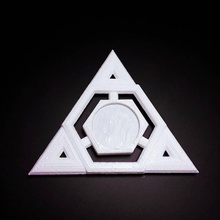 hexagon fidget spinner toys & games tinkercad 3d print model - Mito3D