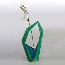 obsid vase & garden decoration geometric organic inorganic 3d print model - Mito3D