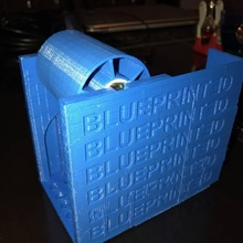 bobina titolare supporto blueprint3d costruire 3d stampante portabobina 3d print model - Mito3D
