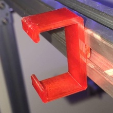2020 acortar molde alambre 1 2 pulgada construir 3d impresora 2020clipforwiremold1x5 pulgadas 3d print model - Mito3D