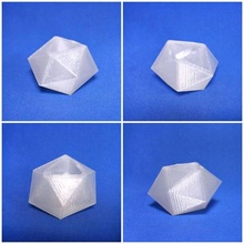 icosahedron pot & garden 3d print model - Mito3D