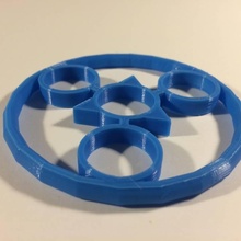 Spinner 5 Spielzeuge Spiele 3d print model - Mito3D