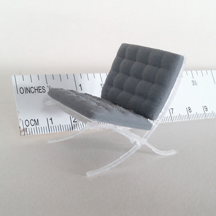 barcelona sandalye oyuncaklar oyunlar mobilya 3D print model - Mito3D