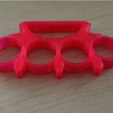 knuckle duster jewellery ring fanart 3d print model - Mito3D