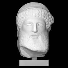 marble head herm scan man portrait 3d print model - Mito3D