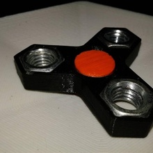 hex inquietação spinner brinquedos jogos brinquedo 3d print model - Mito3D