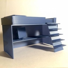 double decker bed & garden tinkercad 3d print model - Mito3D