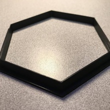 hexagon cookie cutter & garden 3d print model - Mito3D
