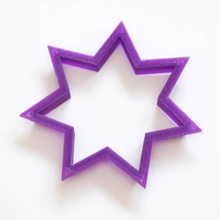 étoile biscuit coupeur jardin 3d print model - Mito3D
