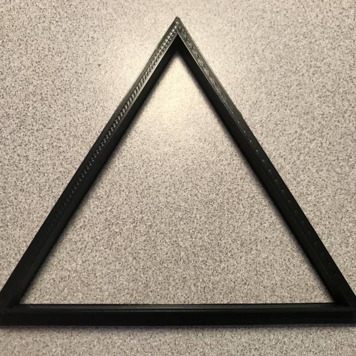 triangle cookie cutter & garden 3D print model - Mito3D