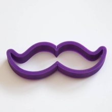 moustache cookie cutter & garden 3d print model - Mito3D