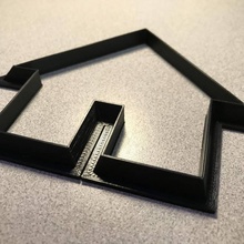 house cookie cutter & garden 3d print model - Mito3D