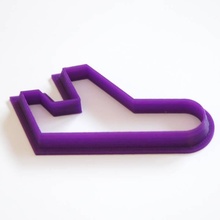 plane cookie cutter & garden 3d print model - Mito3D