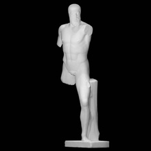 statue aristogiton analyse homme demi corps 3d print model - Mito3D