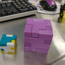 puzzle cube toys & games 3d print model - Mito3D