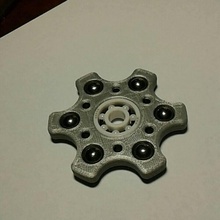 gear spinner toys & games fidget fidgetspinner 3d print model - Mito3D