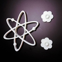 atomic fidget toys & games science atom tinkercad spinner fidget-spinner 3d print model - Mito3D