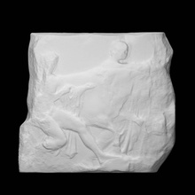 Partenón friso sur xliii 130 131 132 escanear mujer cuerpo completo 3d print model - Mito3D