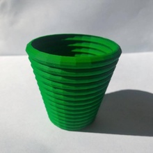 flower pot & garden tinkercad 3d print model - Mito3D
