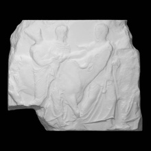 Partenón friso sur xliv 133 134 135 136 escanear mujer cuerpo completo 3d print model - Mito3D
