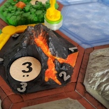 volcanos catan & volcania variant settler board games 3d print model - Mito3D