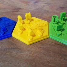 3 boyutlu şehir iyileştirmeleri şehirler şövalyeler yazı tahtası oyunlar 3d print model - Mito3D