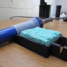 soldering iron station & garden sponge solderingiron solderingstation 3d print model - Mito3D