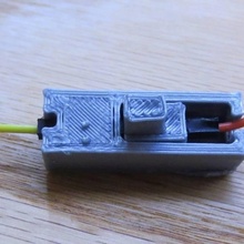 tek toplu iğne değiştirmek gadget'lar elektronik güç düğmesi pim uçlu konektör 3d print model - Mito3D