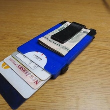 Delgado billetera v30 Moda accesorios clip dinero slimwallet 3d print model - Mito3D