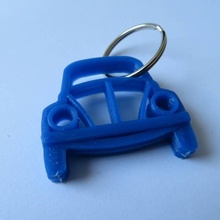 anahtarlık beatle moda Aksesuarlar araba anahtar vw Beatlekey carkeychain böceği 3d print model - Mito3D