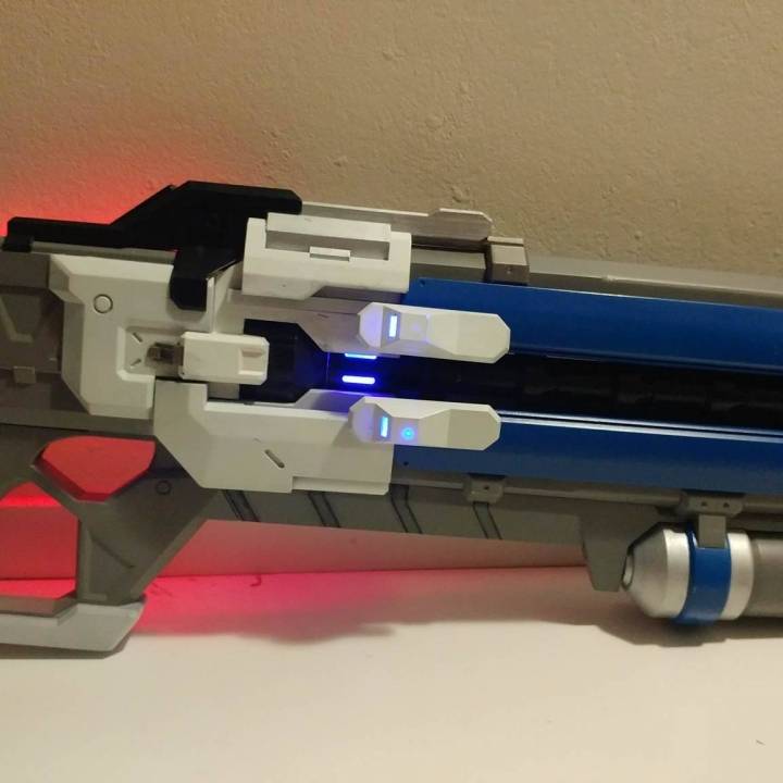 soldier 76 pulse rifle overwatch props & cosplay soldier76 3D print model - Mito3D