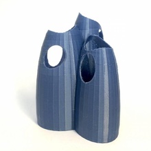 ramalhete vaso jardim tinkercad curvas 3d print model - Mito3D