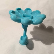 fleur pot thème 4 jardin tinkercad 3d print model - Mito3D