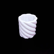 twisting flower pot 3 & garden tinkercad 3d print model - Mito3D
