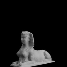 sphinx buenos aires argentina scan egyptian greek sculpture stone southamerica buenosaires 3d print model - Mito3D