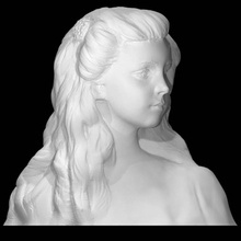 niña Simón familia escanear retrato mujer 3d print model - Mito3D
