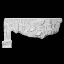 fragmentary relief judgment paris scan man woman 3d print model - Mito3D
